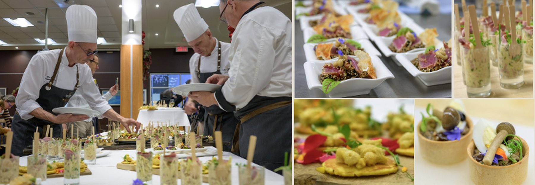 Cocktail reception and culinary preparation — FCCM
